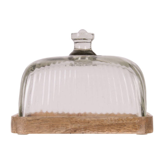 Lana Butter Dish Wood With Top