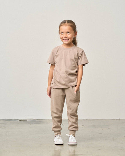 elevated tee - mushroom