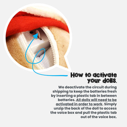 talking Jesus doll - plush toy speaks 10 bible verses