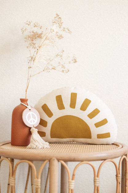 sunshine pillow canvas material