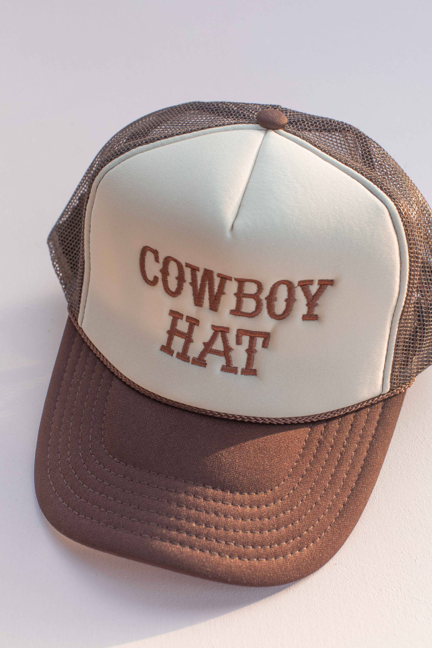 embroidery cowboy hat western trucker hat