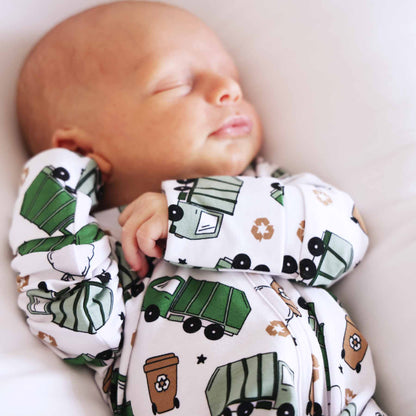 clean up crew zipper footie