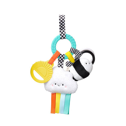 bitzy busy ring™ teething activity toy