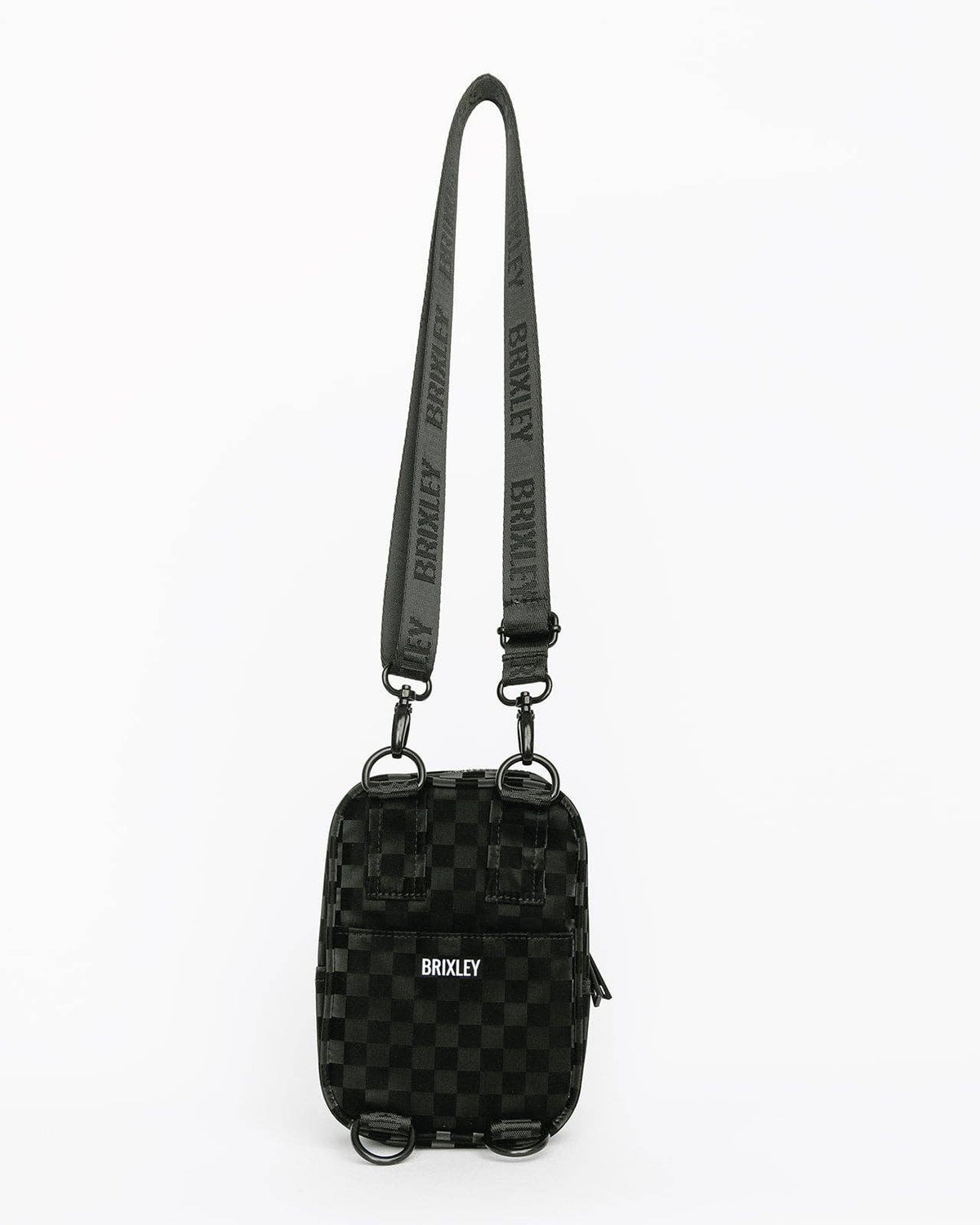shadow checkered crossbody sling