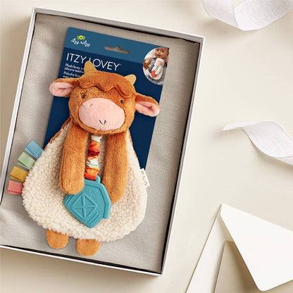 highland cow itzy friends lovey™ plush