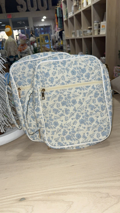 bible case - blue floral