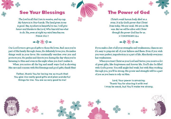 God is So good: devotions and prayers for girls