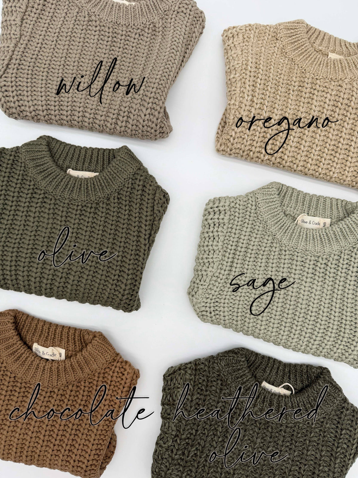 baby cotton chunky knit sweater