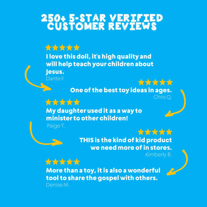 talking Jesus doll - plush toy speaks 10 bible verses