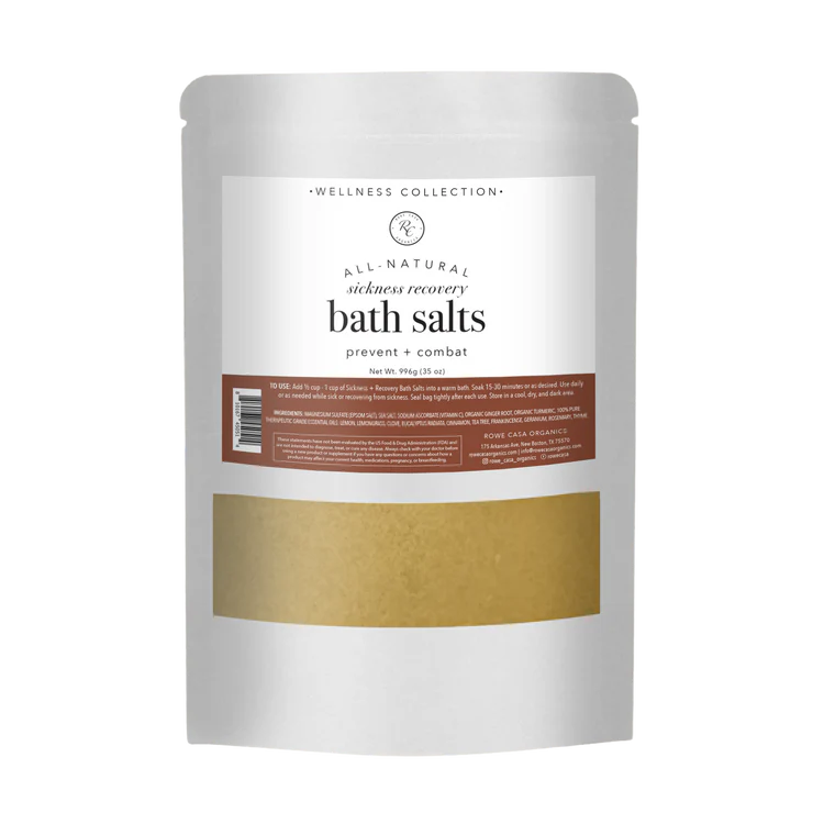 sickness recovery bath salts