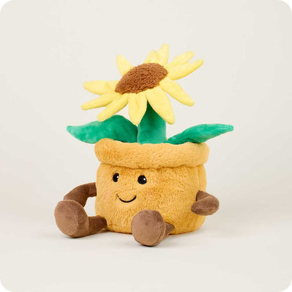 yellow flower pot warmies