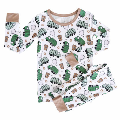 clean up crew two piece pajama set