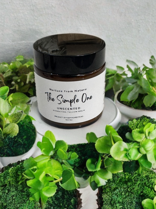 the simple one - unscented tallow balm