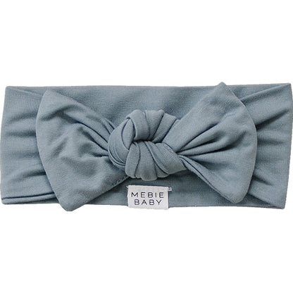 Dusty Blue Bamboo Head Wrap - Ivory Soul