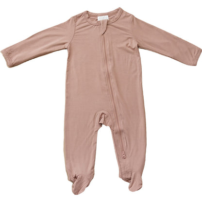 Dusty Rose Bamboo Zipper - Ivory Soul