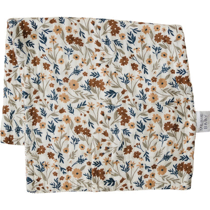 Harvest Floral Muslin Burp Cloth - Ivory Soul