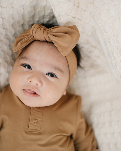 Mustard Bamboo Head Wrap - Ivory Soul