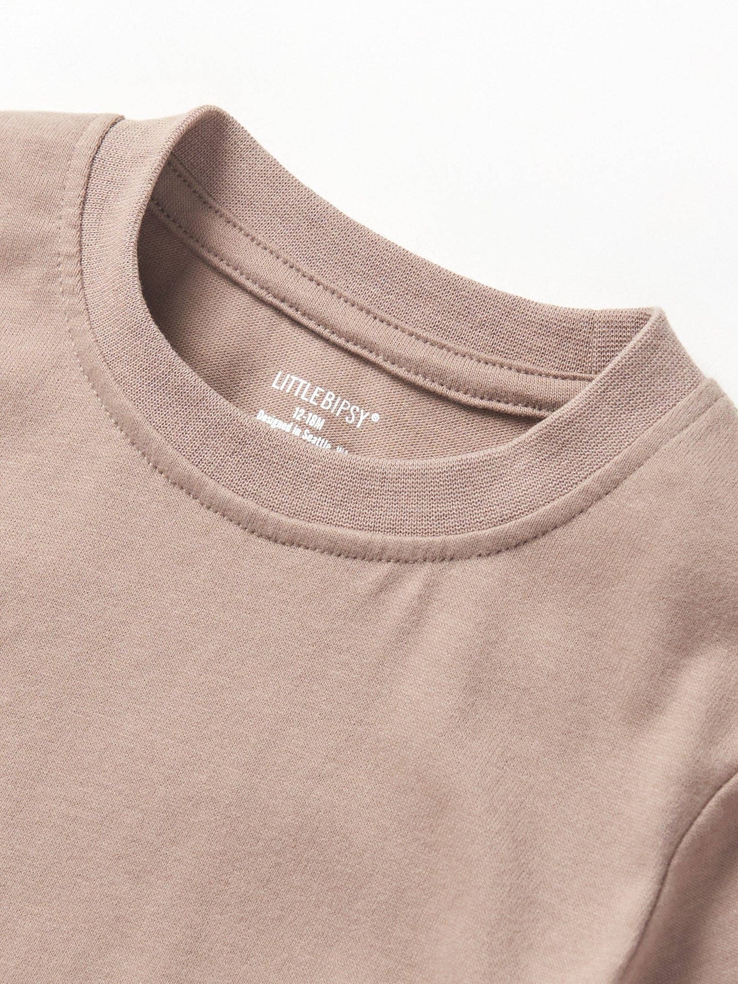 elevated tee - mushroom
