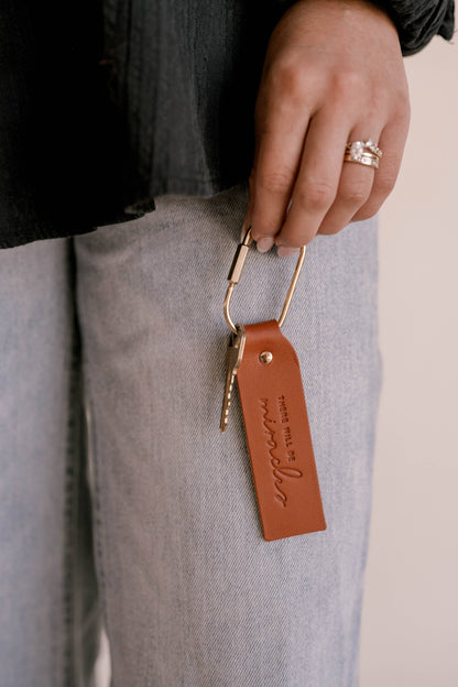 there will be miracles - camel key fob