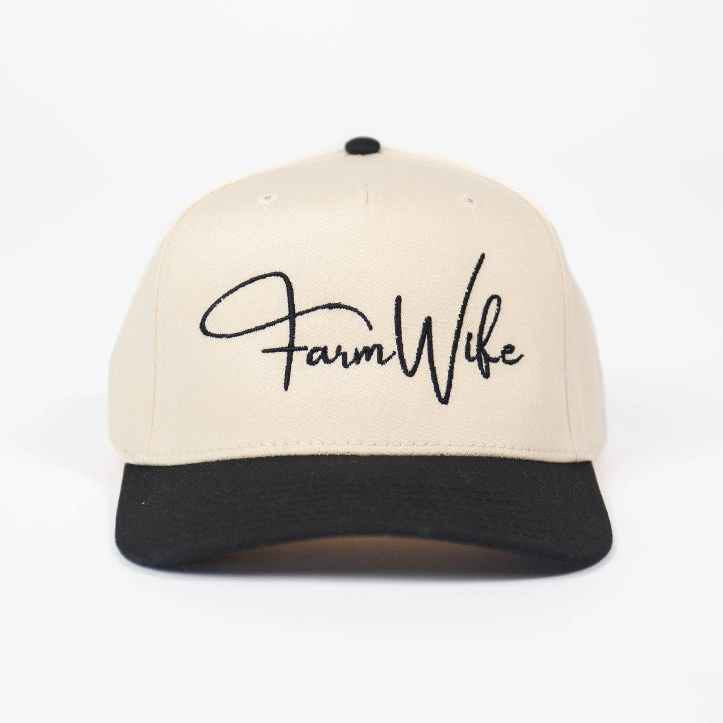 western 'farm wife' women's embroidered trucker hat