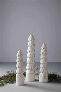 carved tree sitters -white