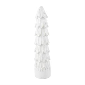 carved tree sitters -white