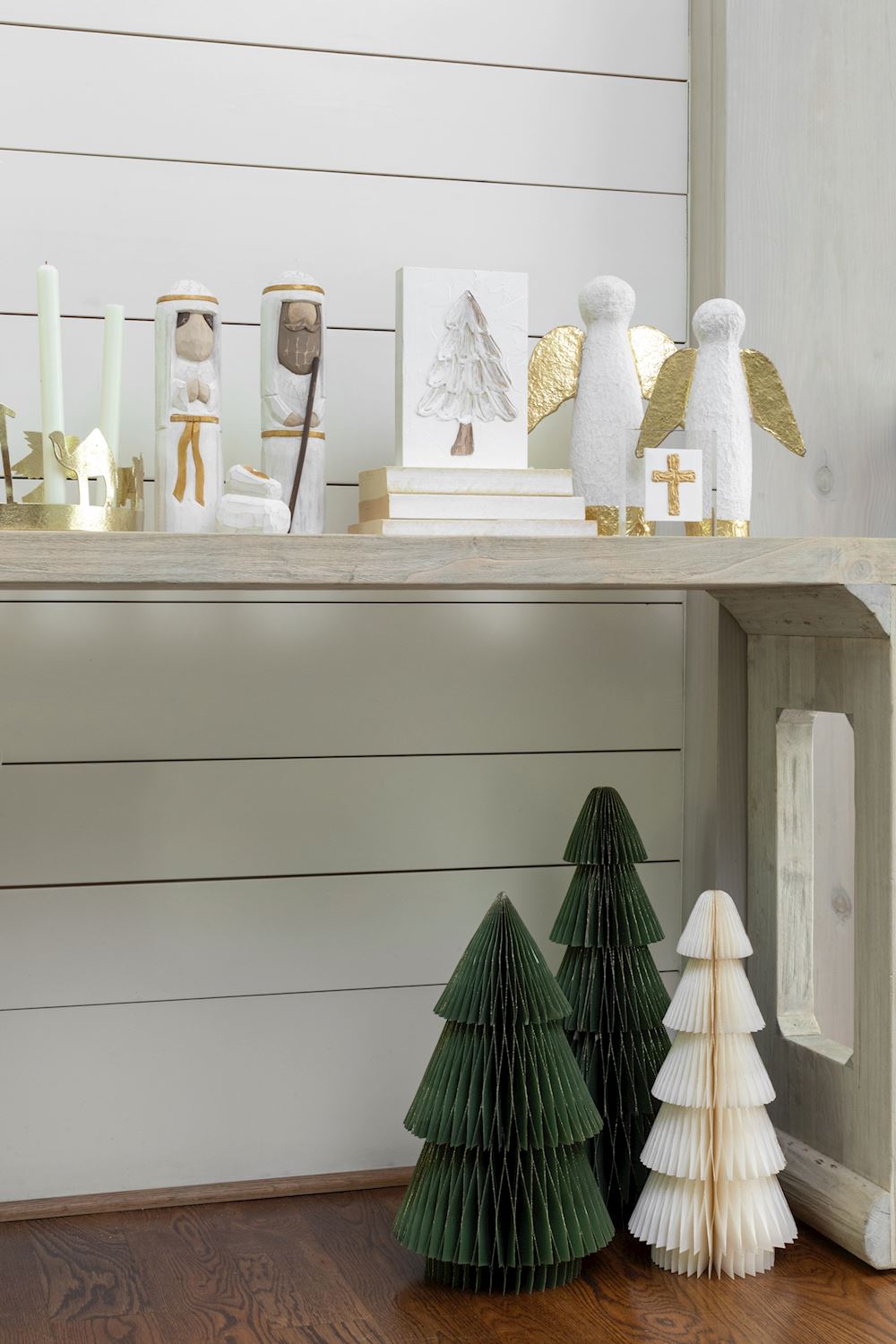 paper mache angle sitters