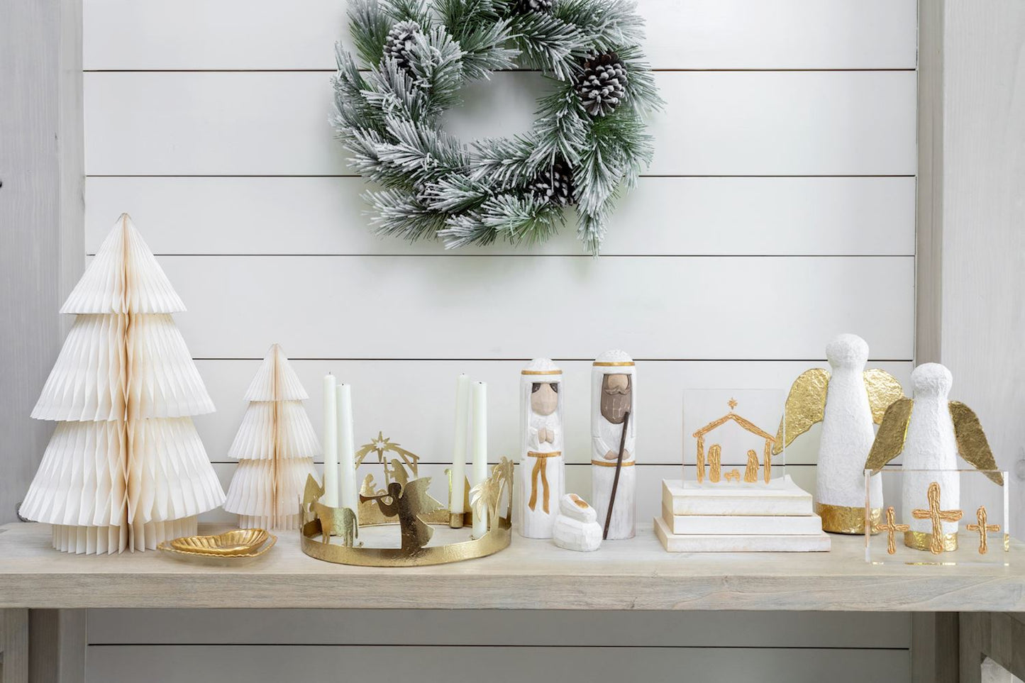 paper mache angle sitters