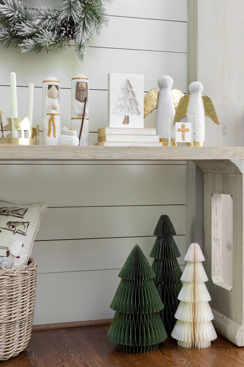 paper mache angle sitters