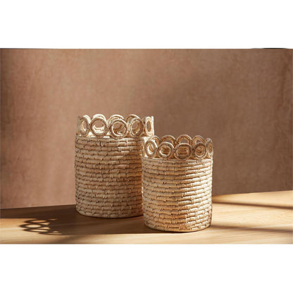 large circle rim basket