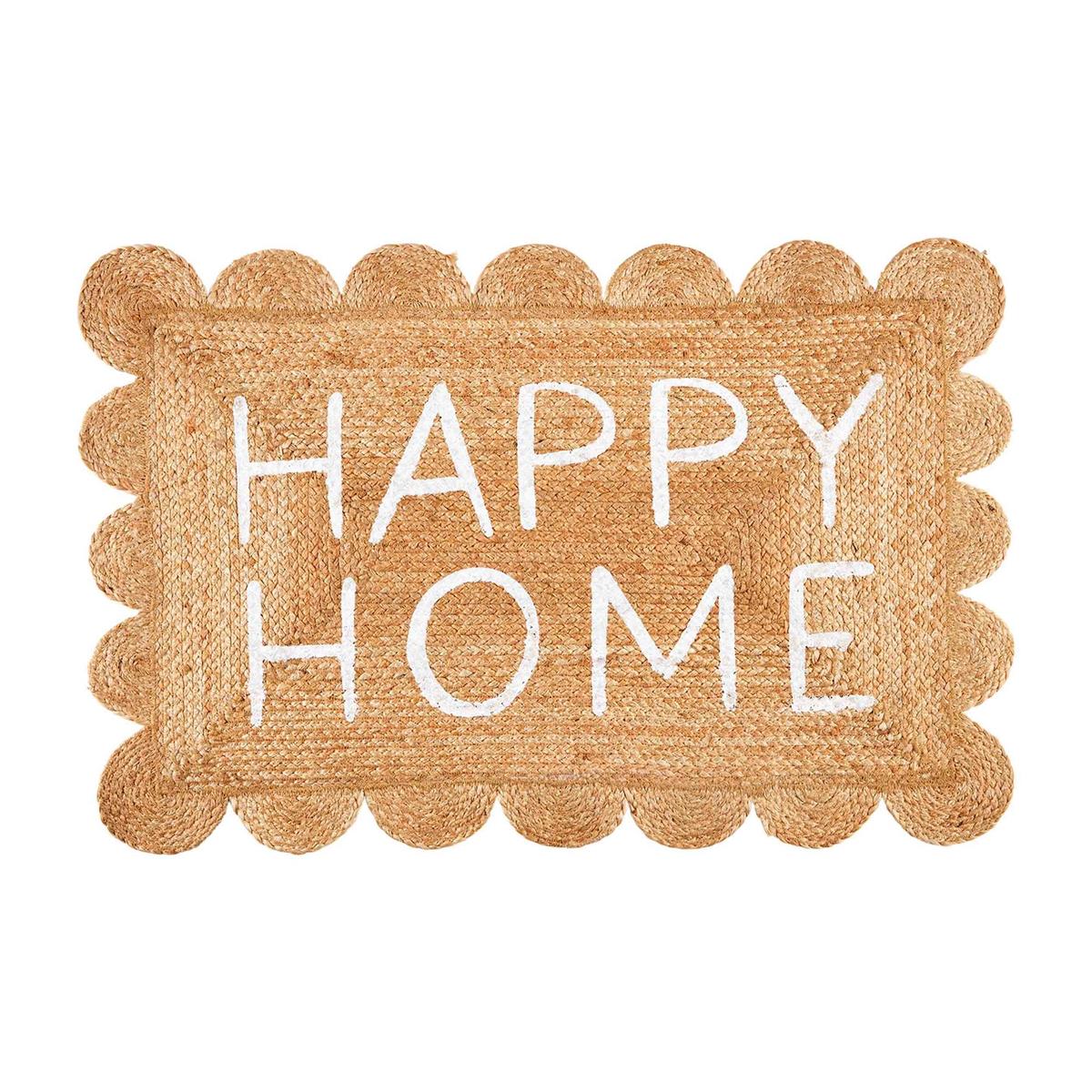 happy home mat - Ivory Soul