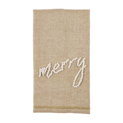 holiday knot towels