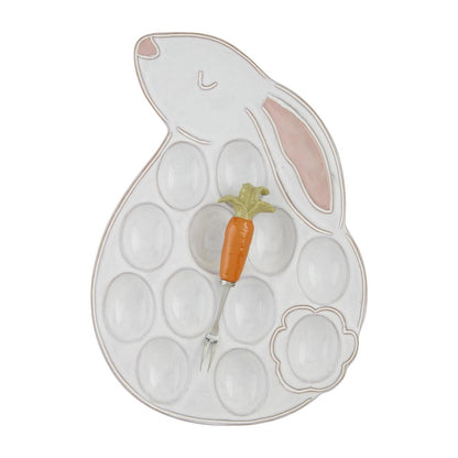 bunny devil egg tray - Ivory Soul