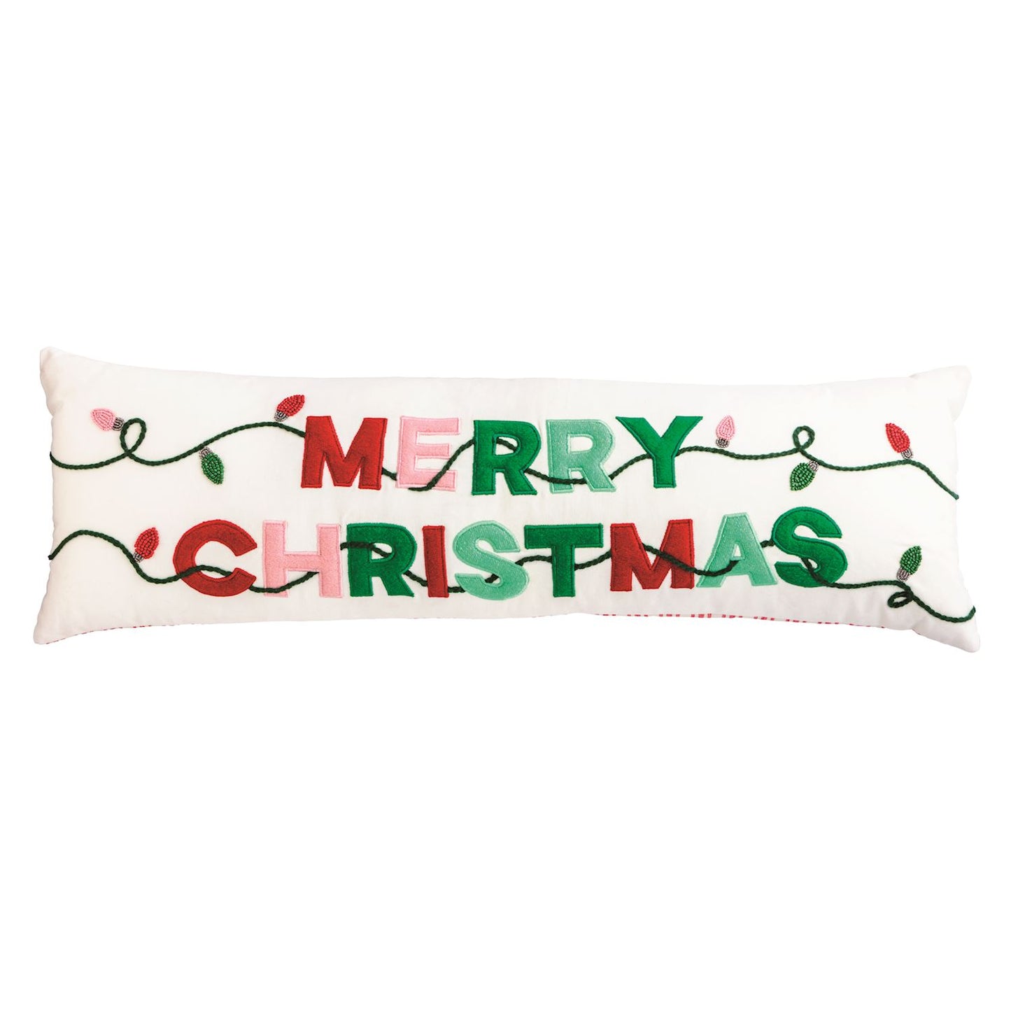 merry christmas long pillow