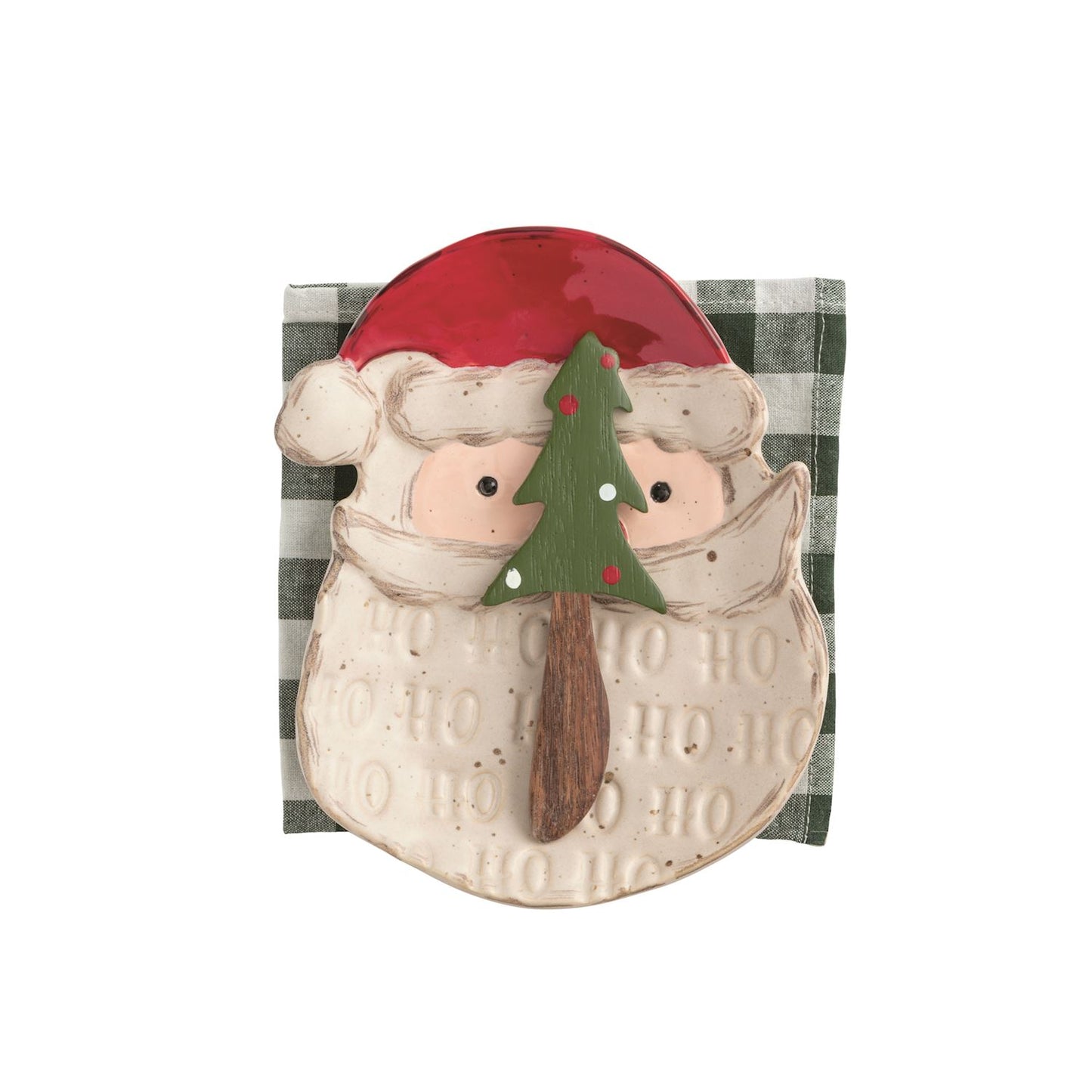 santa tray + towel set