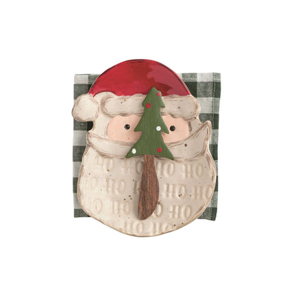 santa tray + towel set