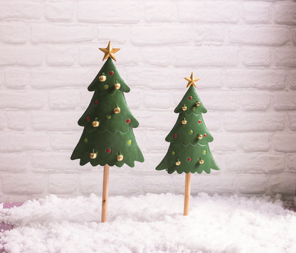 christmas tree yard stakes
