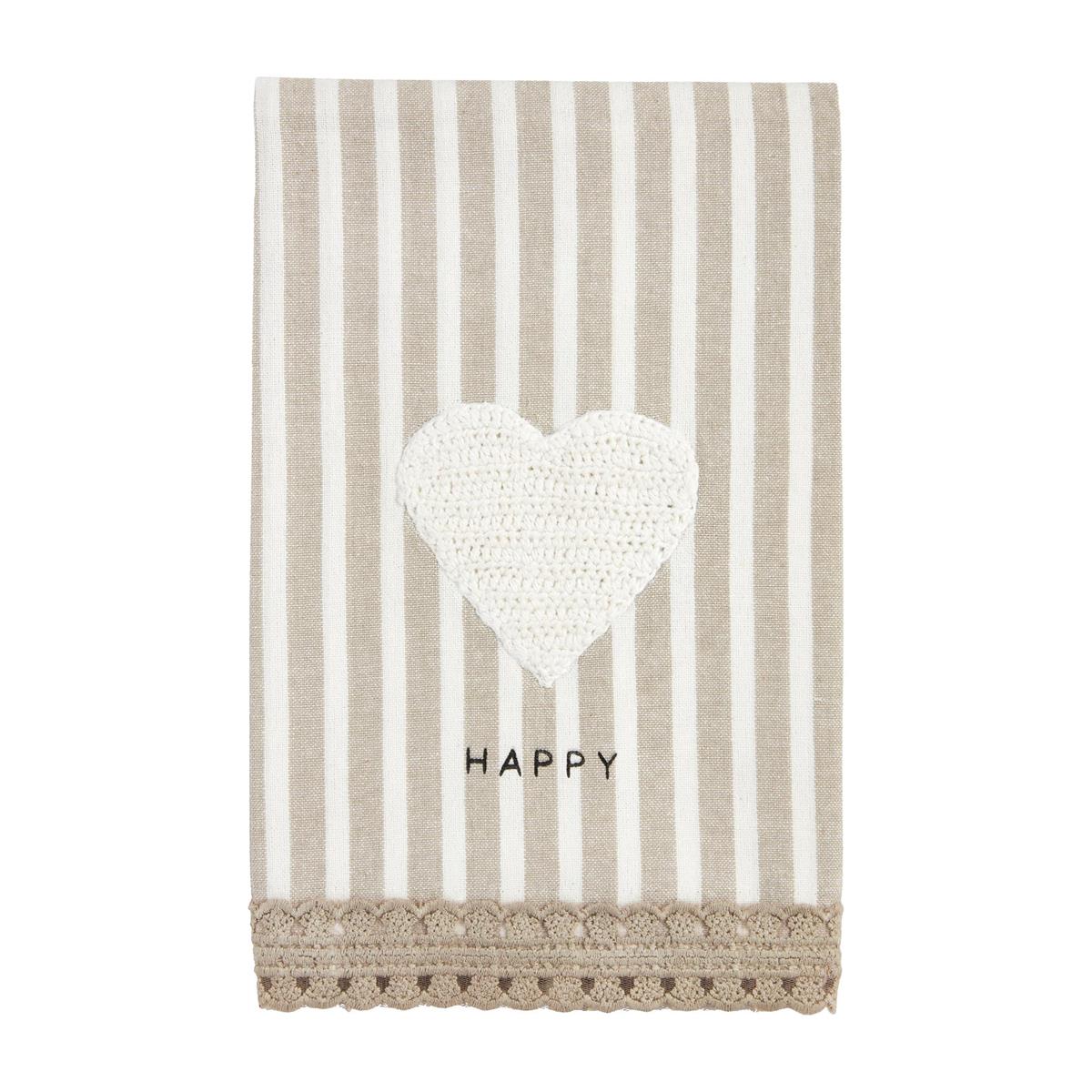 happy home crochet towels - Ivory Soul