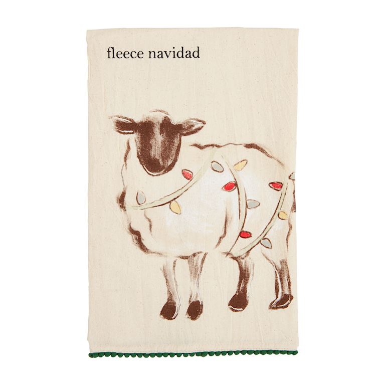 christmas farm towel - Ivory Soul