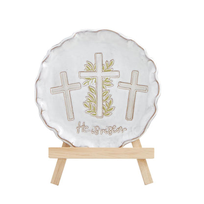 faith plate + easel set