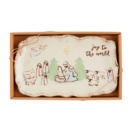 nativity plate