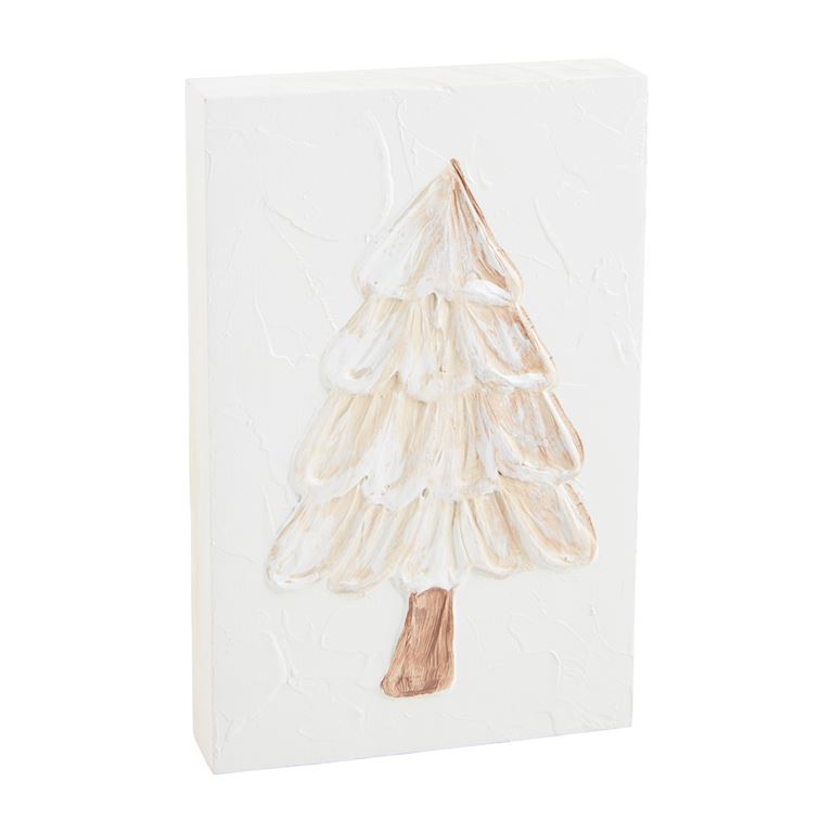 painted christmas plaque - Ivory Soul