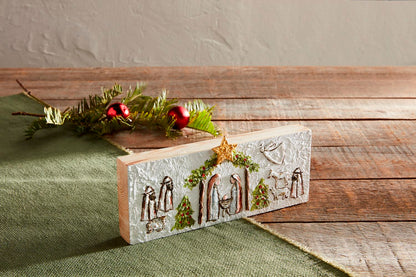 nativity plaque