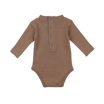 latte | organic mock-neck bodysuit