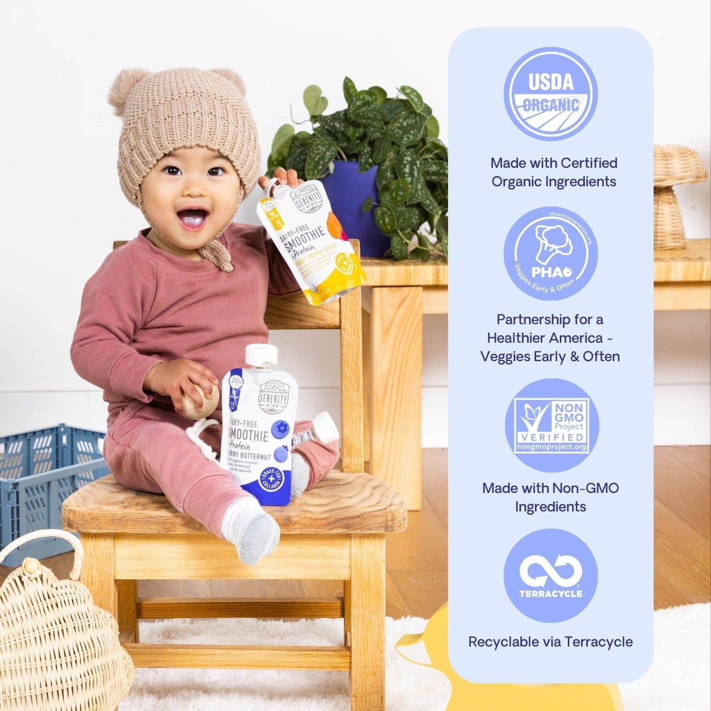 dairy-free smoothie + protein | sweet potato spice