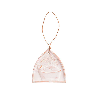 nativity lace ornaments