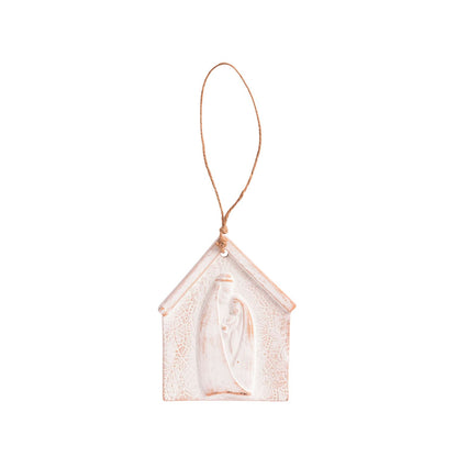 nativity lace ornaments
