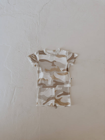 bamboo short set | camo 2.0