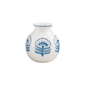 buti flower block print flower vase