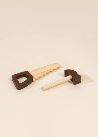 wooden tool playset